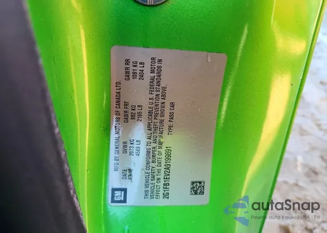 2010 Chevrolet Camaro Lt z USA, uszkodzony, nr VIN 2G1FB1EV2A9199891